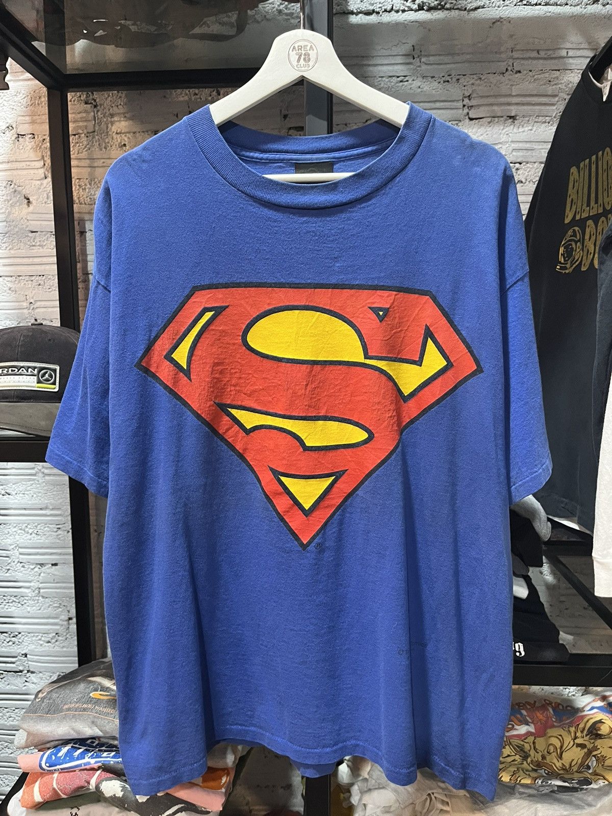 DC Comics Superman American Superhero Comics Tee 90s (single stitch) Size US XL / EU 56 / 4 - 1 Thumbnail