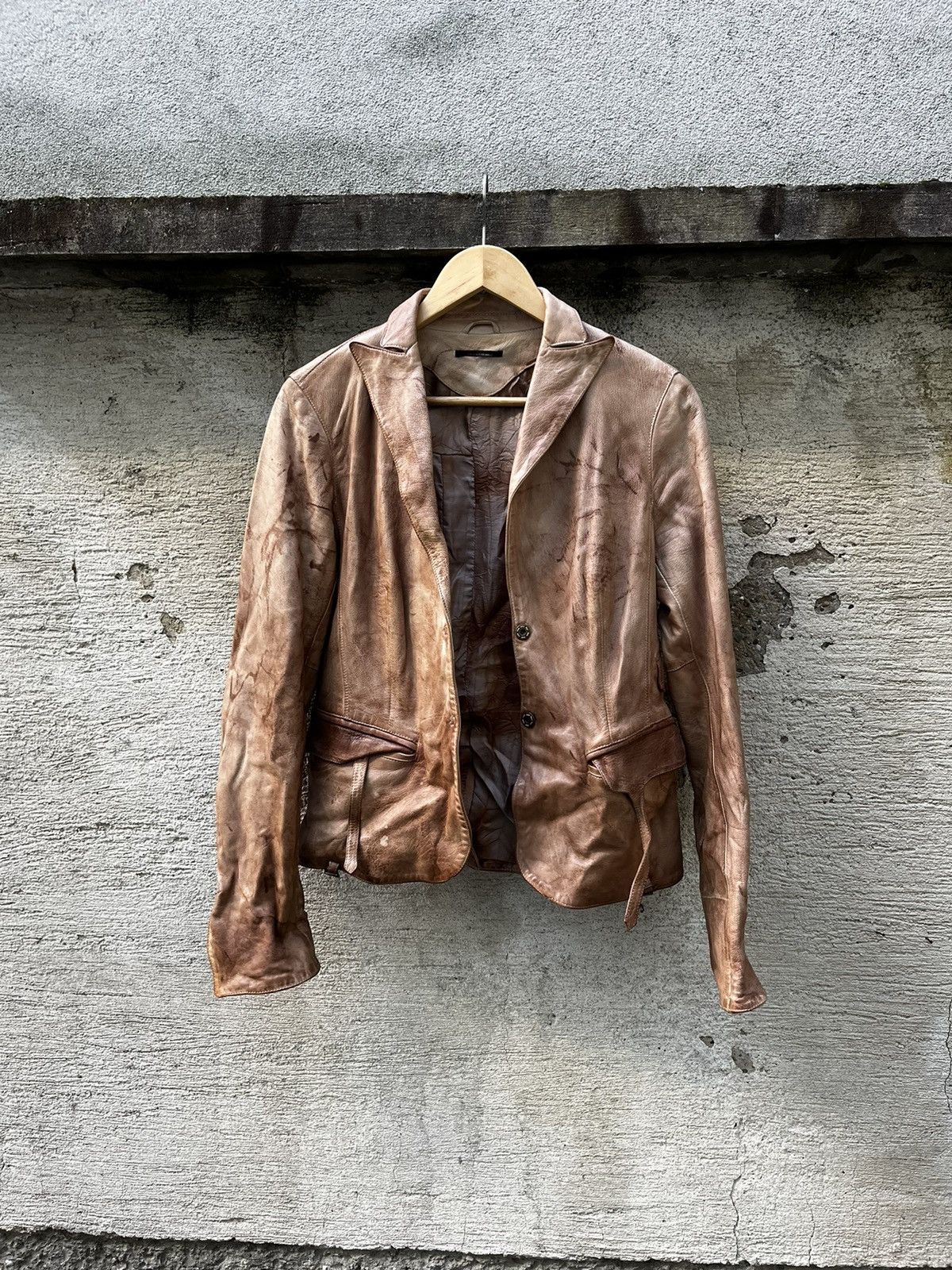 Other un solomondo effect „mestizo“ leather jacket Size M / US 6-8 / IT 42-44 - 1 Thumbnail