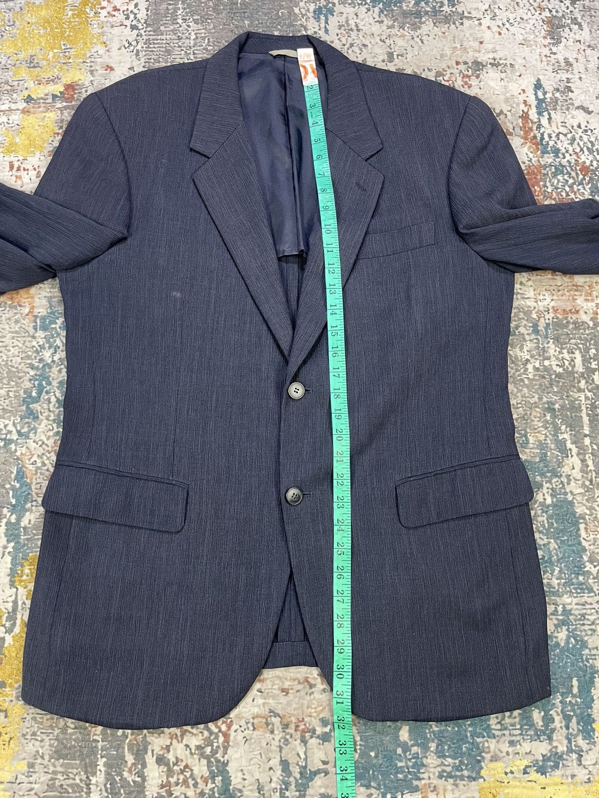 Japanese Brand D’Urban Modular Crumpled Weave Blazer Size US L / EU 52-54 / 3 - 10 Thumbnail