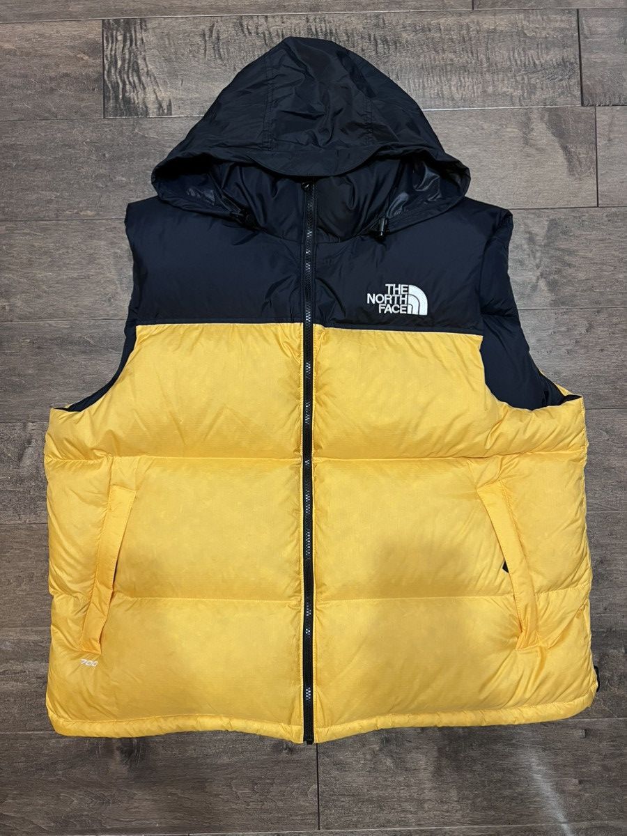 The North Face The North Face 700 Yellow Down Vest 1996 Nuptse Size US XXL / EU 58 / 5 - 3 Thumbnail
