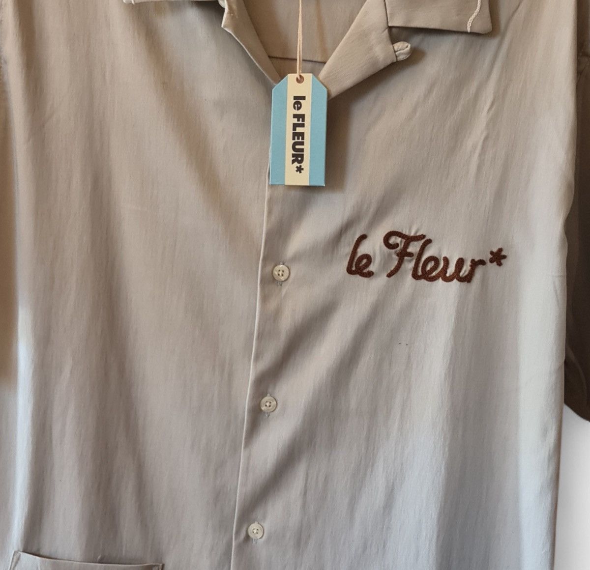 Golf le Fleur Golf Le Fleur Petalers embroidered twill shirt Size US M / EU 48-50 / 2 - 3 Thumbnail