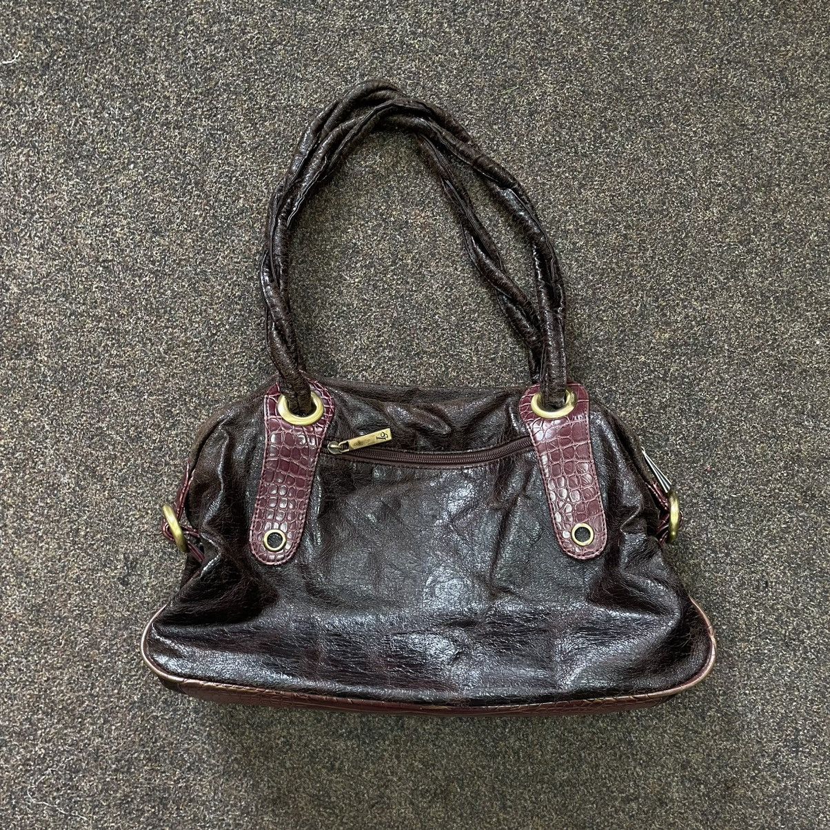 Japanese Brand × Vintage RARE Lauradin Y2K Distressed Faux Leather Purse CrossbodyBag Size ONE SIZE - 2 Thumbnail