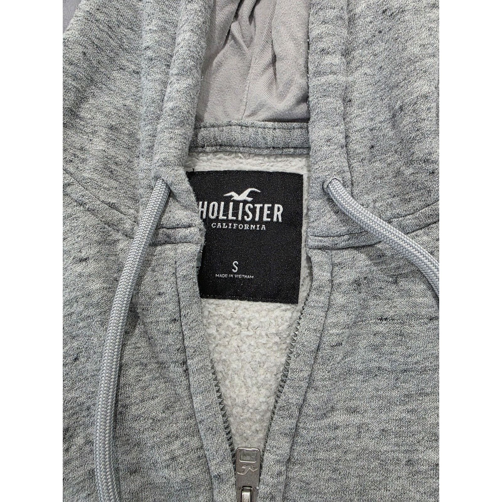 Hollister Hollister Men's Sz Small Hoodie Full Zip Gray Hooded Sweater Size US S / EU 44-46 / 1 - 2 Thumbnail