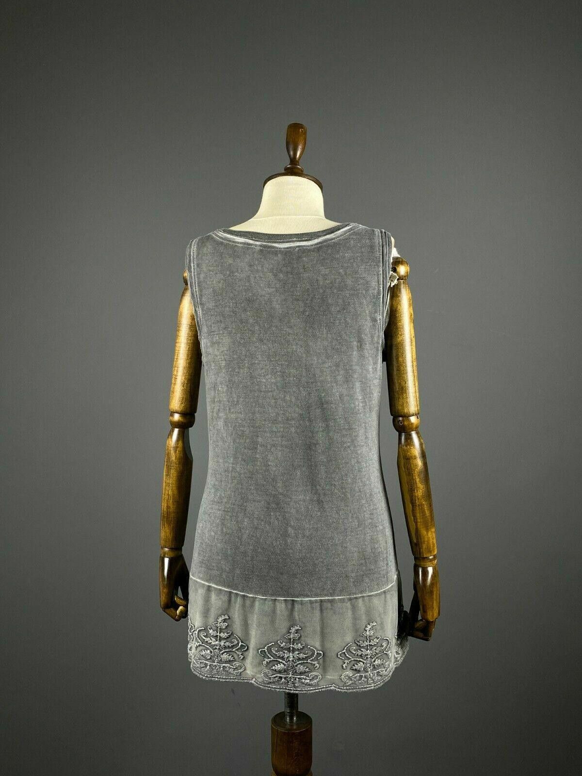 Bottega Veneta Bottega by Elisa Cavaletti Grey Designed Tunic Dress M Size M / US 6-8 / IT 42-44 - 5 Thumbnail