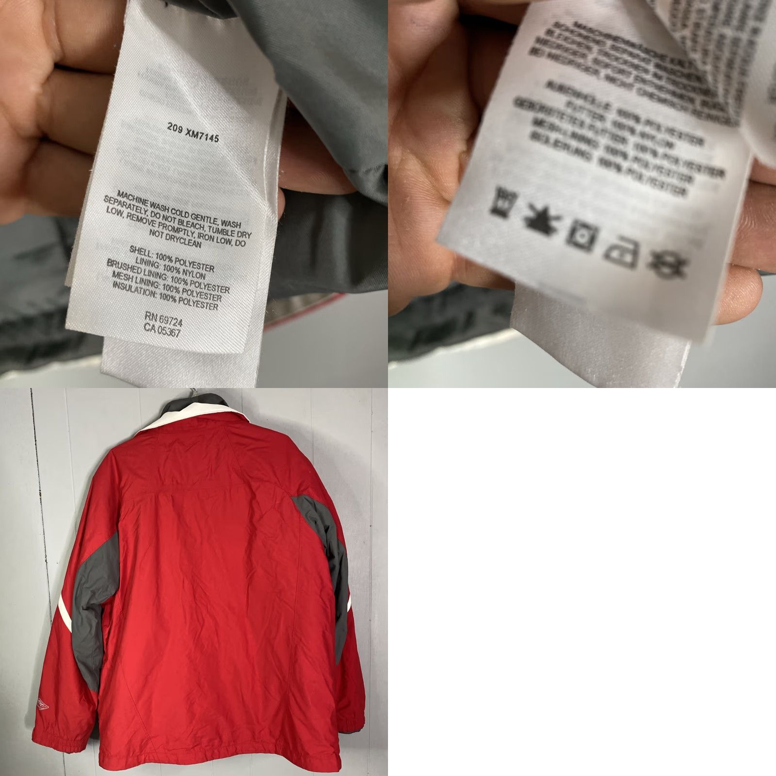 Vintage Columbia Interchange Jacket Mens L Full Zip Ski Winter 3-in-1 Nylon Red 26X31 Snow Pair? Size US L / EU 52-54 / 3 - 9 Thumbnail