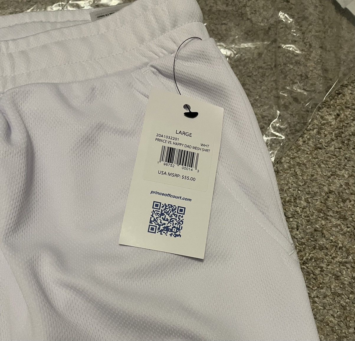 Full Send × Prince Prince VS Happy Dad Mesh Shorts White Size US 32 / EU 48 - 5 Thumbnail