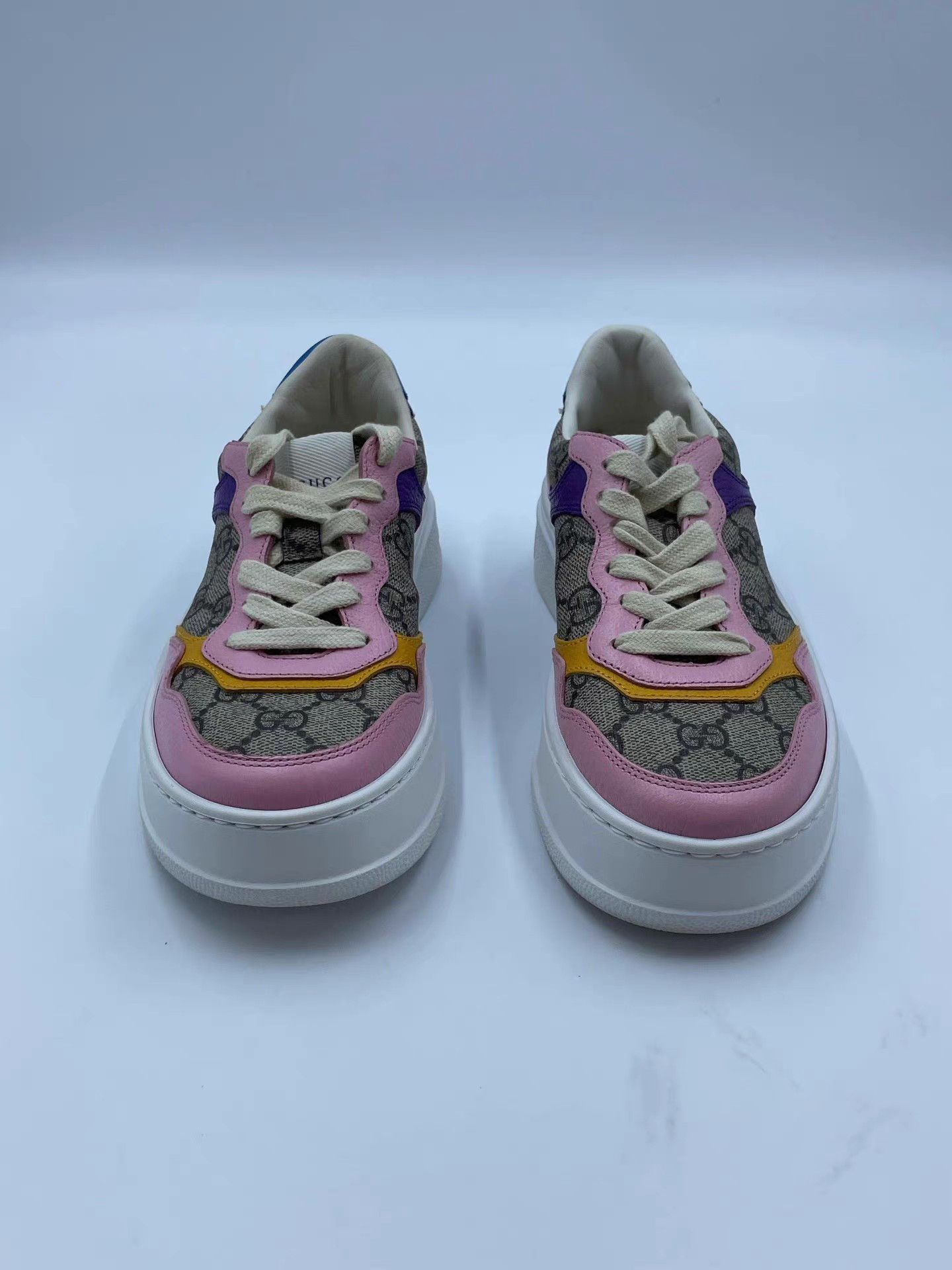 Gucci GUCCI Canvas Cookie Sneakers K2 Size US 4.5 / IT 34.5 - 2 Thumbnail