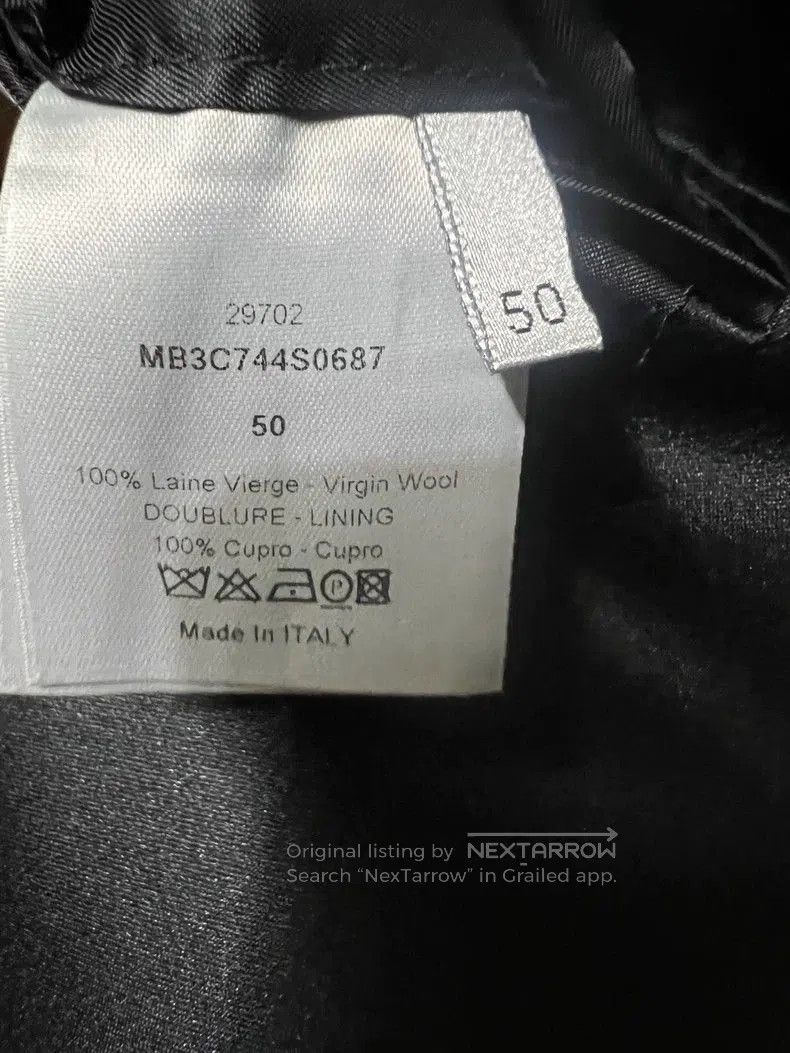 Dior Dior Homme Men's Wool Smoking Jacket. Size US L / EU 52-54 / 3 - 5 Thumbnail