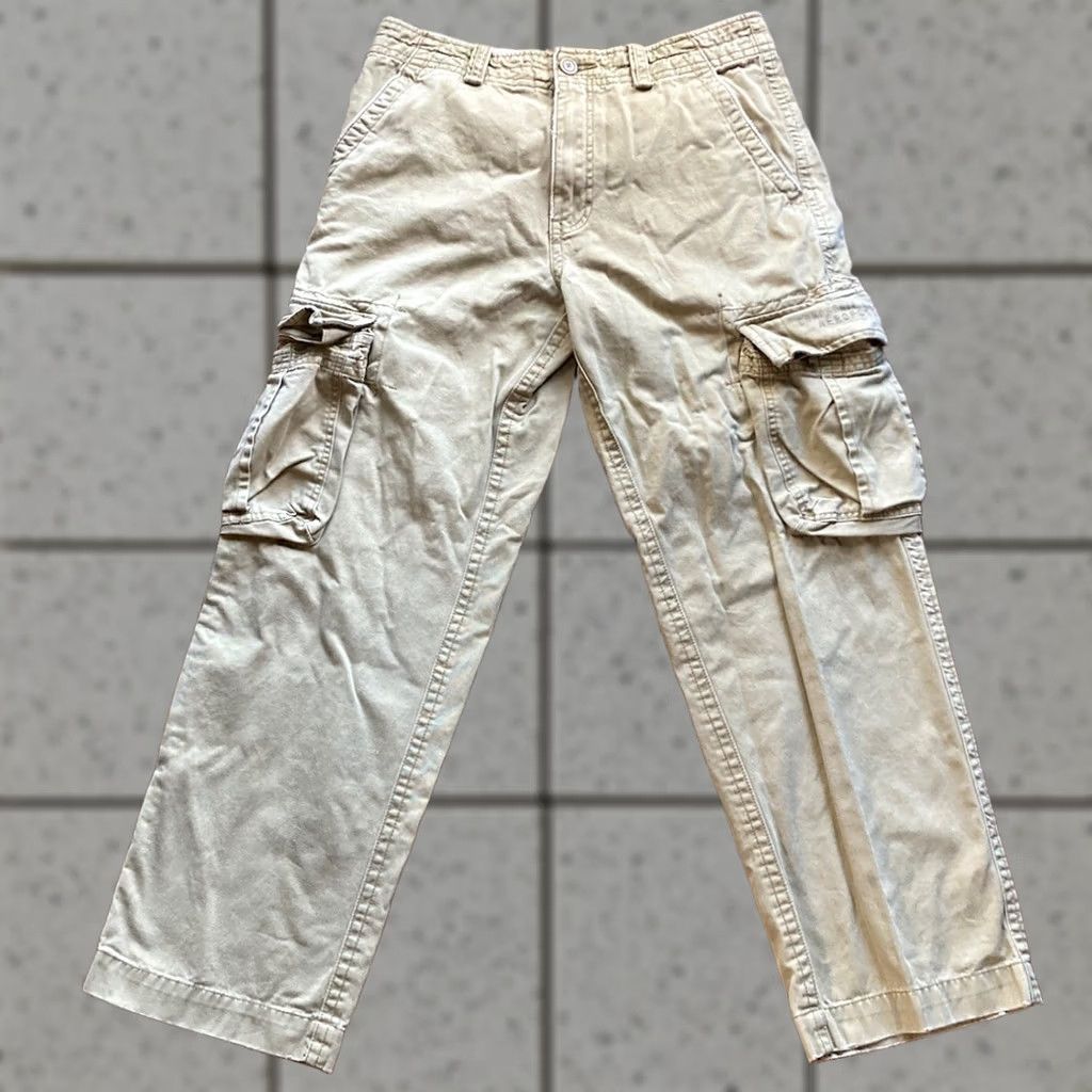 Vintage VINTAGE Aeropostale Cargo Pants Mens 32x32 Beige Baggy Y2K Military Size US 32 / EU 48 - 1 Thumbnail
