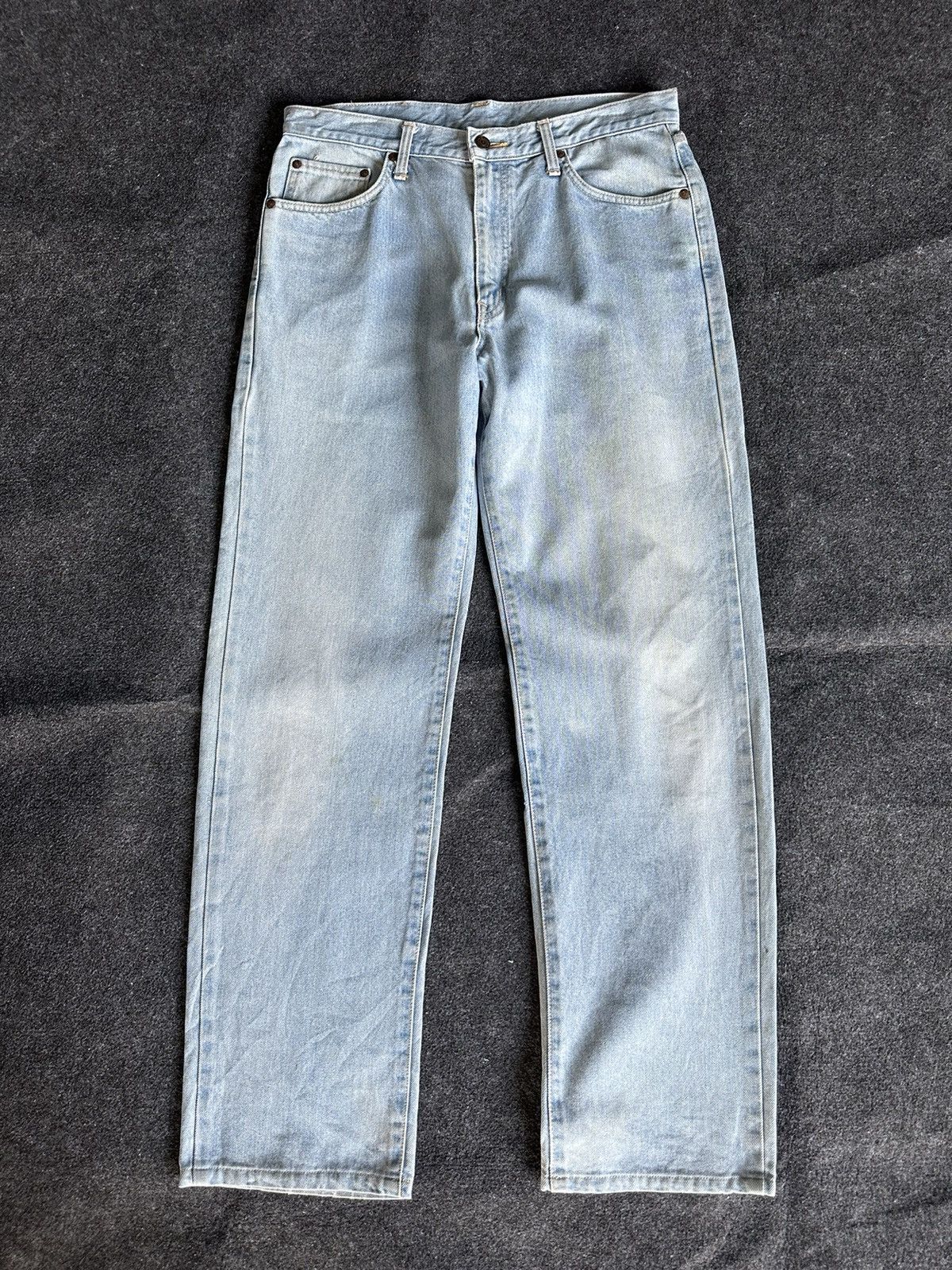 Edwin Vintage Edwin 101 Made in Japan Baggy Faded Denim 33x31 D116 Size US 33 - 1 Thumbnail