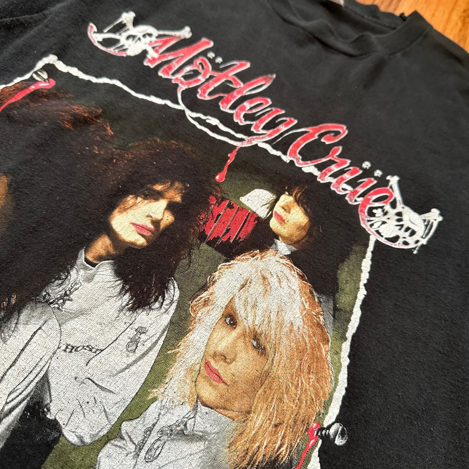 Band Tees × Vintage RARE Vintage 1989 Motley Crue Single Stitch Tour T Shirt M Size US M / EU 48-50 / 2 - 9 Thumbnail