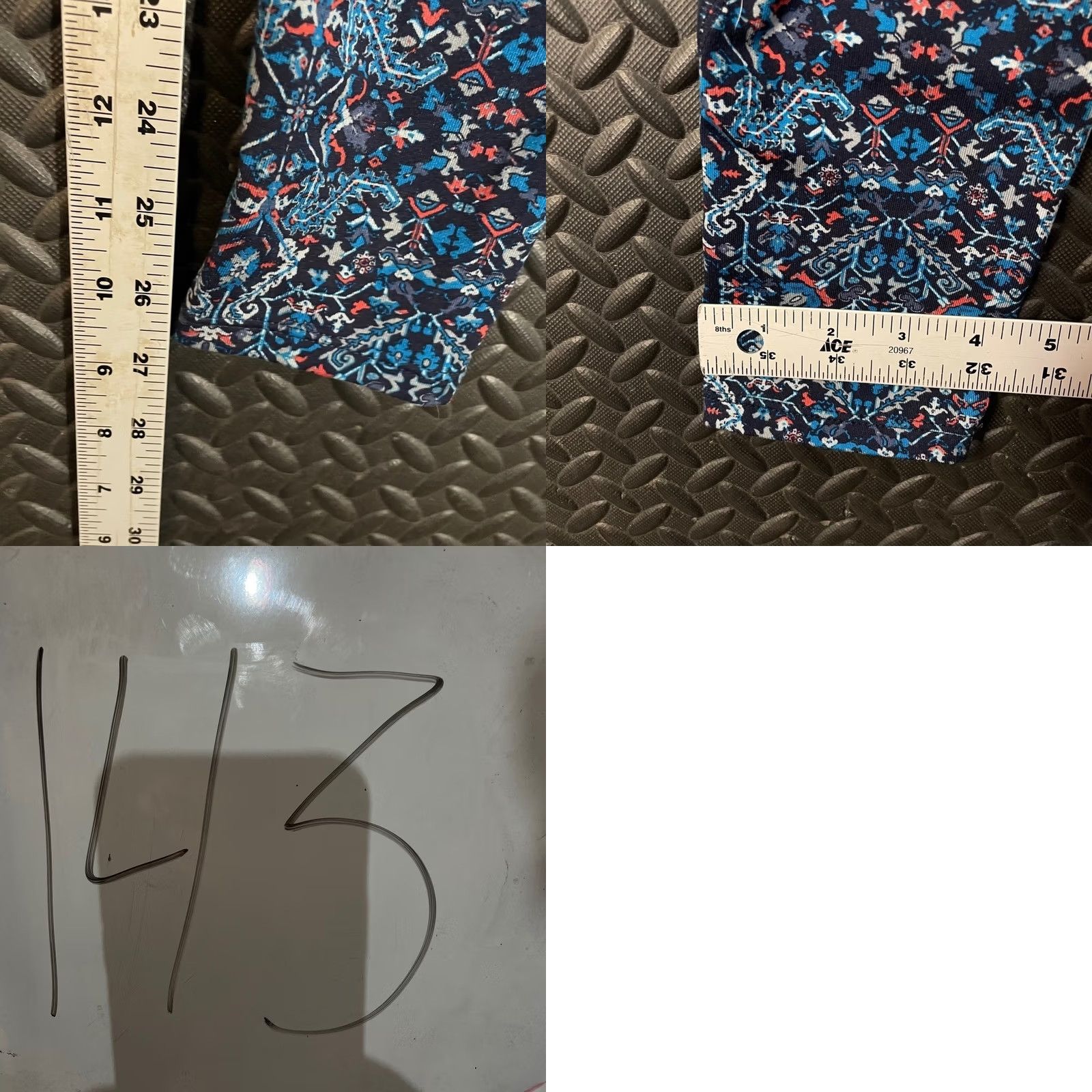 Athleta Athleta Medium High Rise Geometric Print Yoga Workout Leggings with Pockets Size 32" / US 10 / IT 46 - 8 Thumbnail