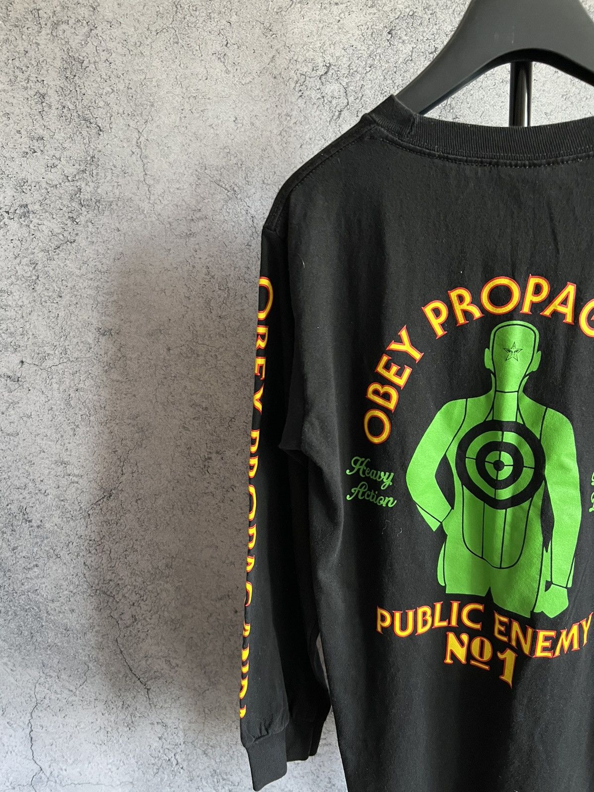 Obey Obey Long Sleeve T-Shirt Propaganda Public Enemy N1 Y2K Size US S / EU 44-46 / 1 - 9 Thumbnail