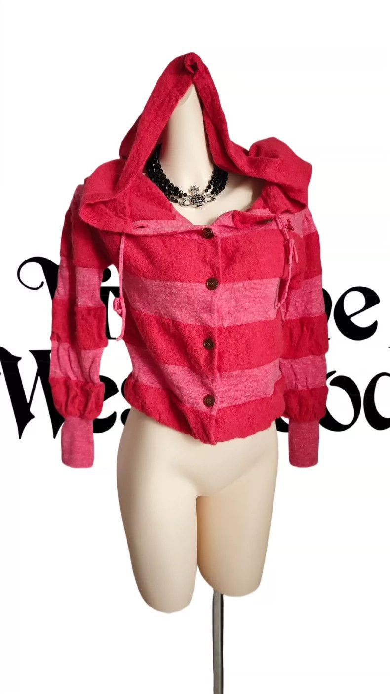 Vivienne Westwood Vivienne Westwood Red striped witch hooded sweater Size M / US 6-8 / IT 42-44 - 1 Thumbnail