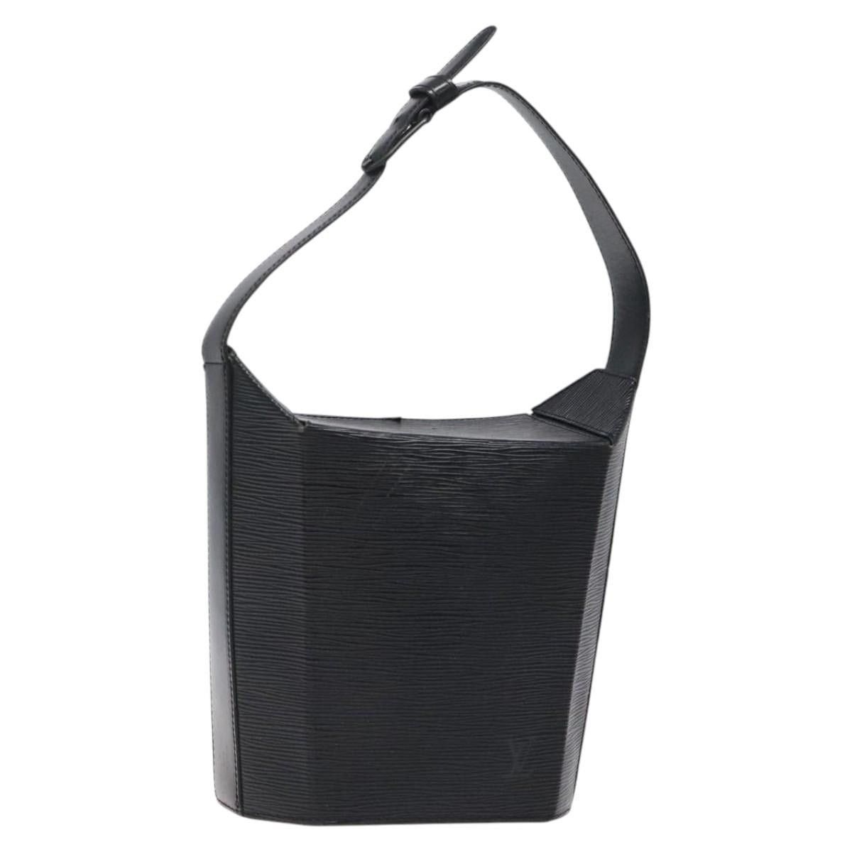 Louis Vuitton LOUIS VUITTON Epi Sac Seau Shoulder Bag Black M80161 Size ONE SIZE - 1 Thumbnail