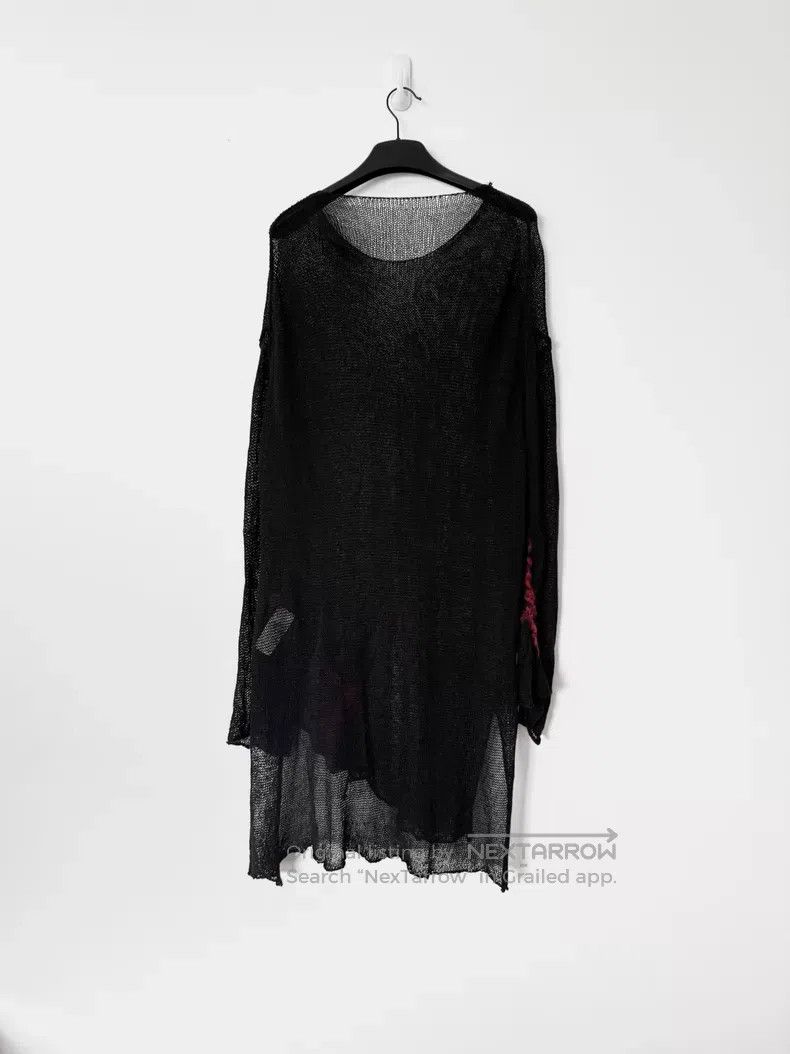 Yohji Yamamoto Yohji Yamamoto Patchwork mesh long knitwear| Size US L / EU 52-54 / 3 - 2 Thumbnail
