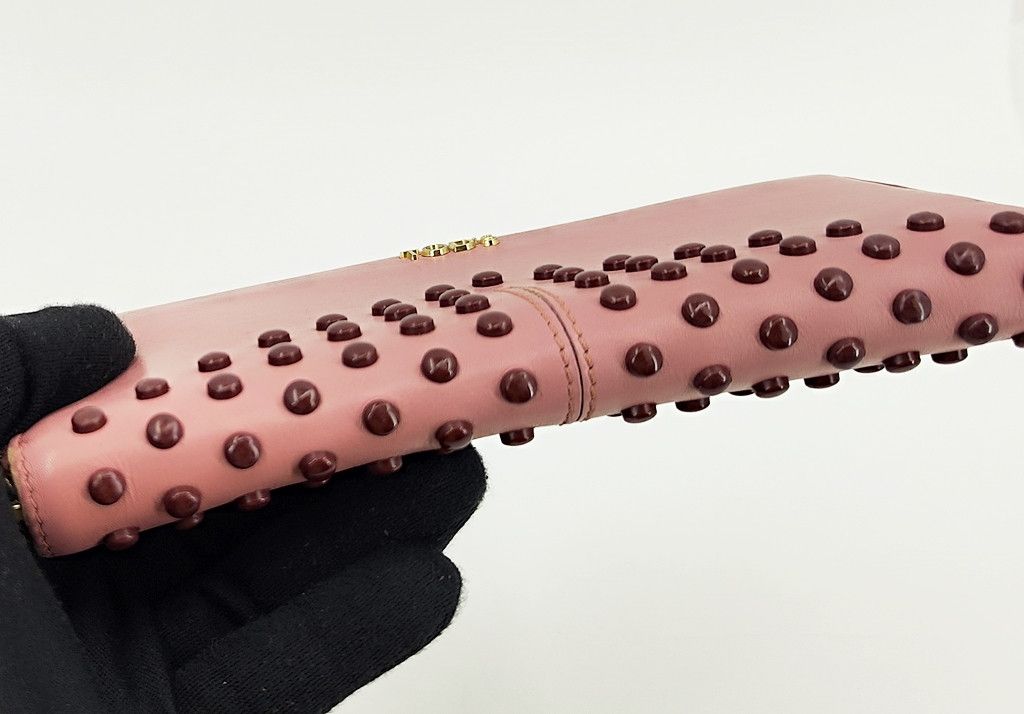 Tod's TOD'S zip around studs dusty pink long wallet Size ONE SIZE - 7 Thumbnail