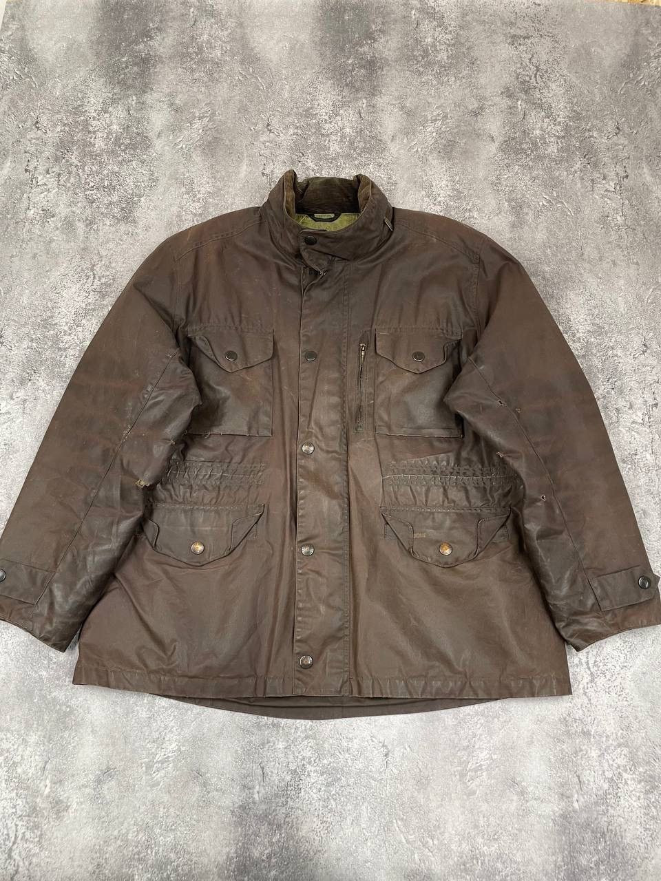Barbour Barbour Mens Vintage Waxed Jacket Brown Size XL Size US XL / EU 56 / 4 - 1 Thumbnail