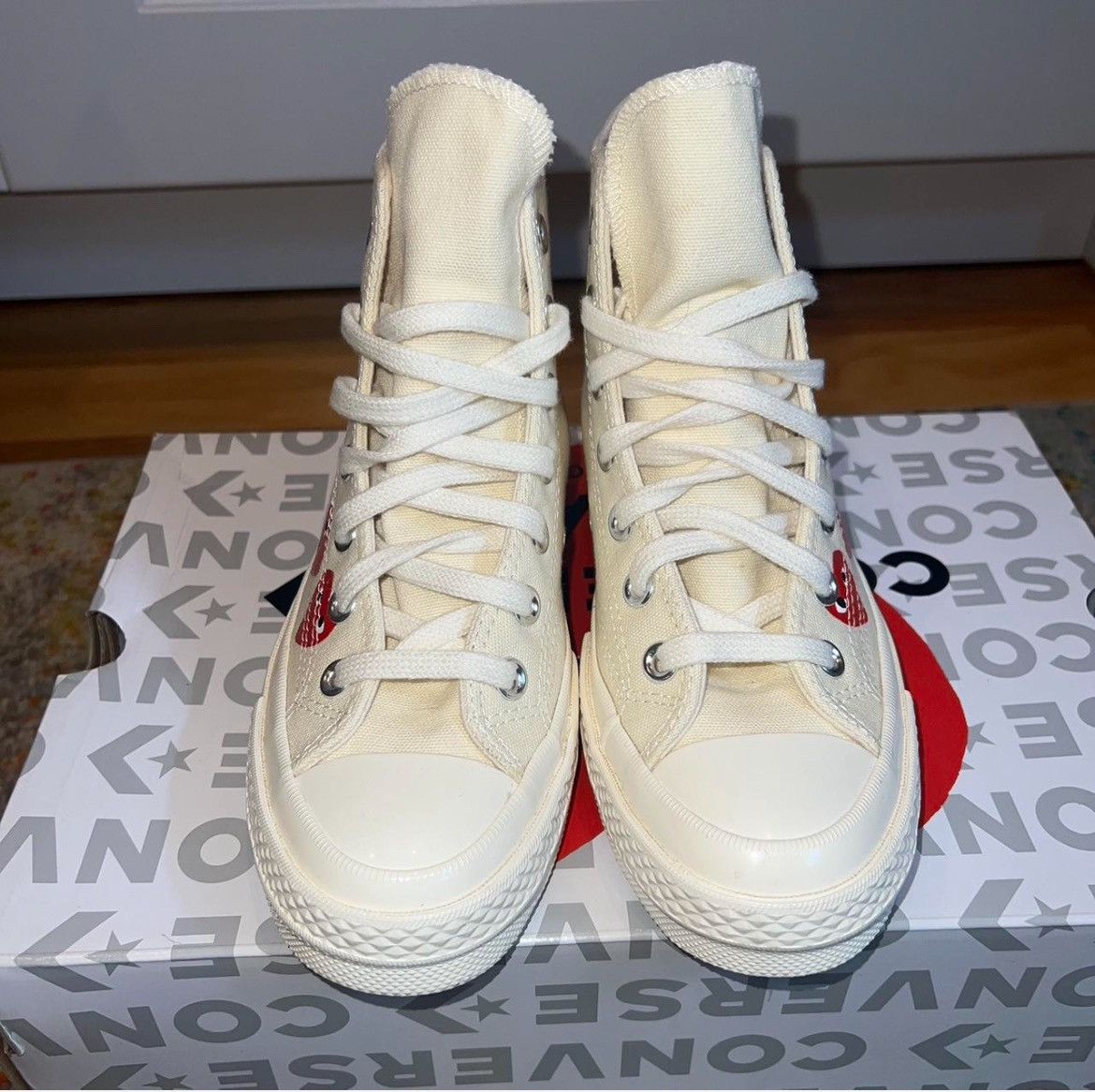 Comme des Garcons PLAY × Converse Converse x Comme des Garçons PLAY Chuck 70 Hi Size US 6 / IT 36 - 2 Thumbnail