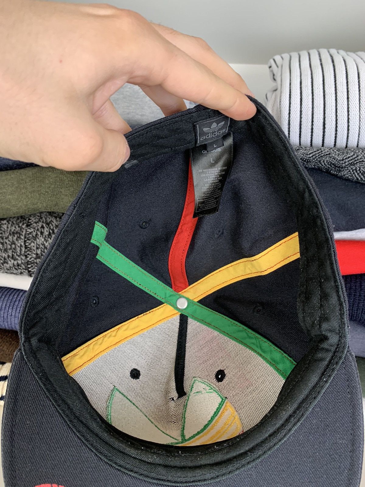 Other Vintage Big Trefoil Logo Rasta Cap Hat Size L Size ONE SIZE - 19 Thumbnail