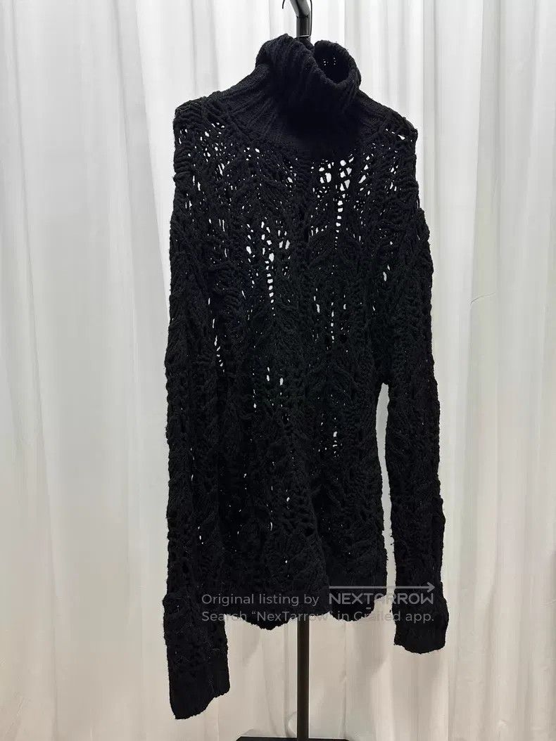 Dries Van Noten Dries Van Noten Loose Hollow Wool Sweater Size M / US 6-8 / IT 42-44 - 1 Thumbnail