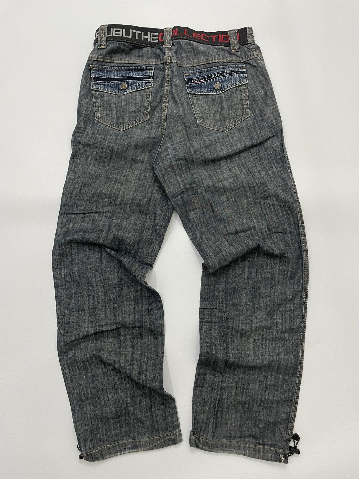 Fubu Y2k Baggy fubu poem denim pants Size US 31 - 6 Thumbnail