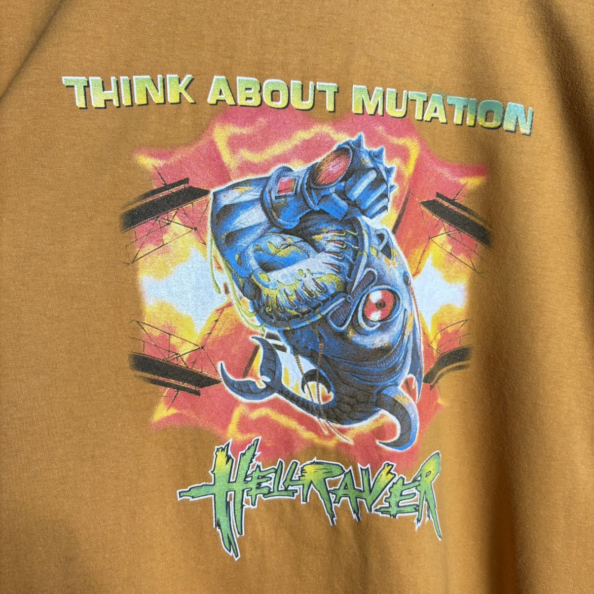 Band Tees Vintage 90s Think About Mutation Techno Nu Metal Band Tee Size US XL / EU 56 / 4 - 3 Thumbnail