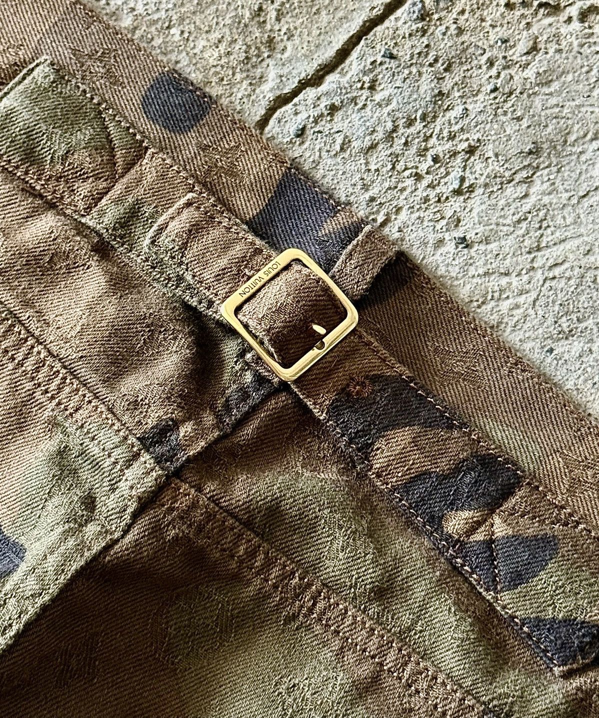 Louis Vuitton × Supreme Louis Vuitton - Supreme -SS16- Jacquard Camo Carpenter Jeans Size US 30 / EU 46 - 13 Thumbnail