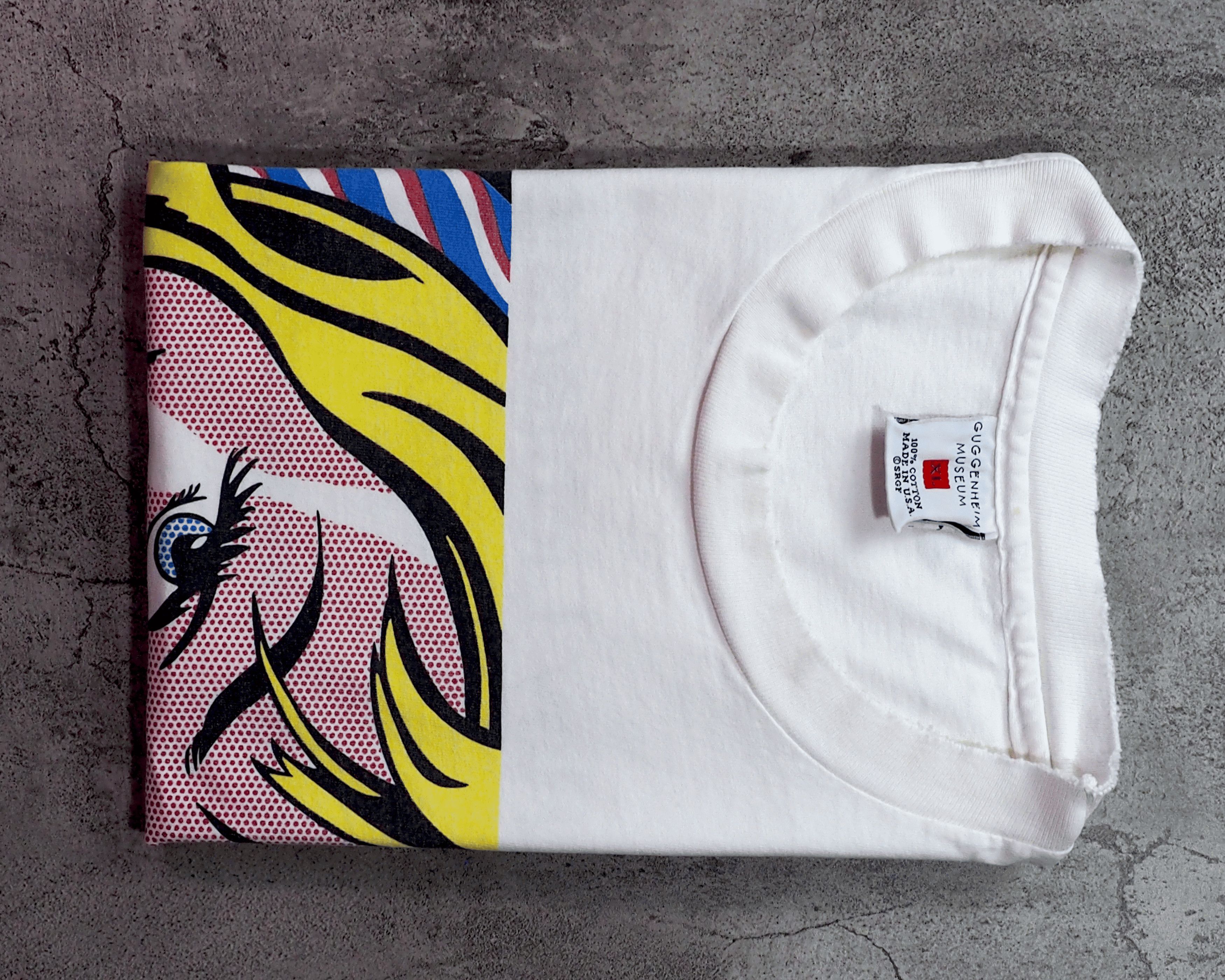 Vintage Vintage 1990s Roy Lichtenstein Girl With Hair Ribbon ShirtXL Size US XL / EU 56 / 4 - 6 Thumbnail