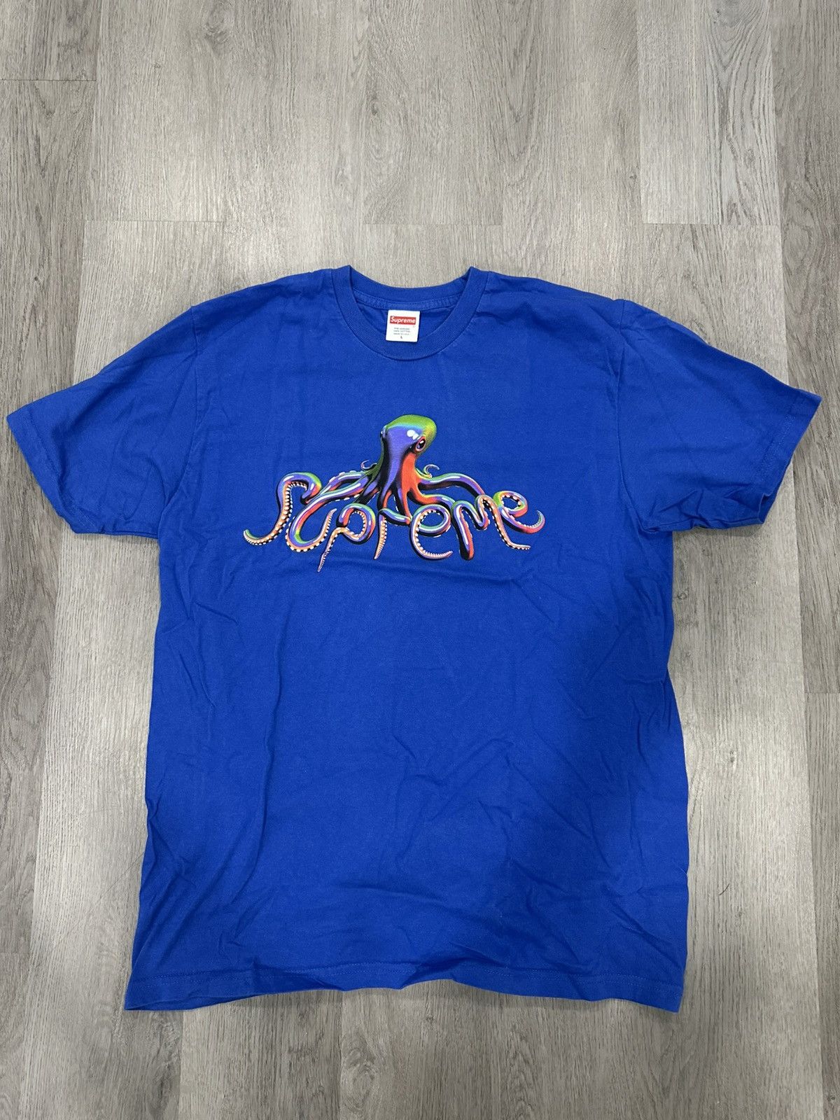 Supreme Blue supreme t shirt Size US L / EU 52-54 / 3 - 1 Thumbnail