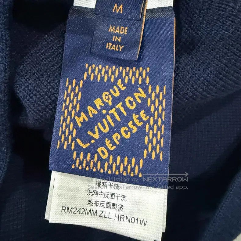 Louis Vuitton Louis Vuitton Tylerlogo jacquard wool knit cardigan jacket Size US M / EU 48-50 / 2 - 5 Thumbnail