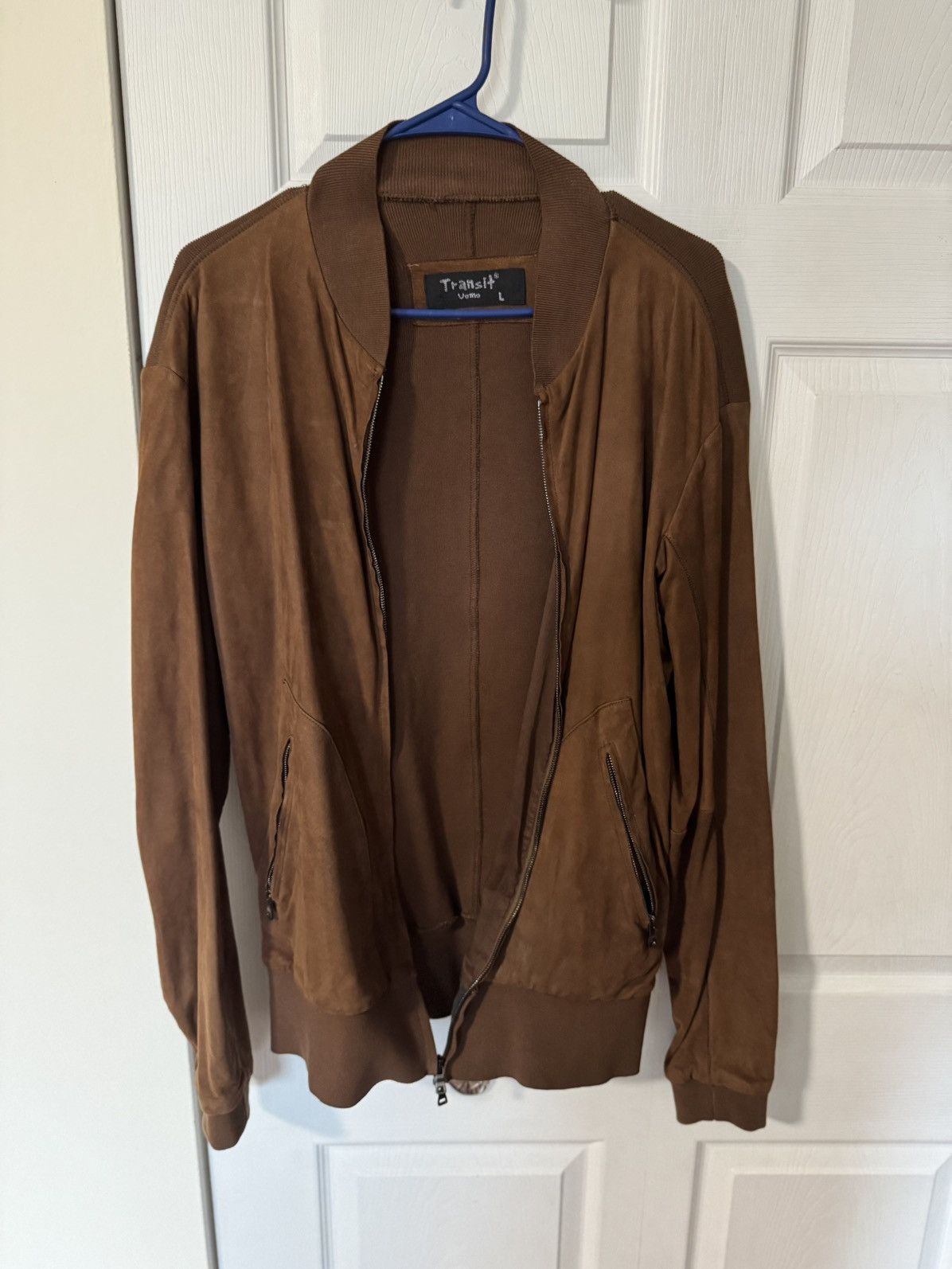 Transit Uomo Transit Uomo Suede Leather Jacket Size US L / EU 52-54 / 3 - 1 Thumbnail