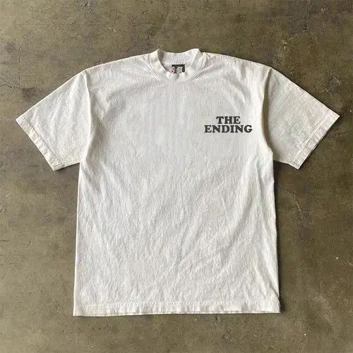 Other Washed retro flame car trend all-match tee Size US L / EU 52-54 / 3 - 2 Thumbnail