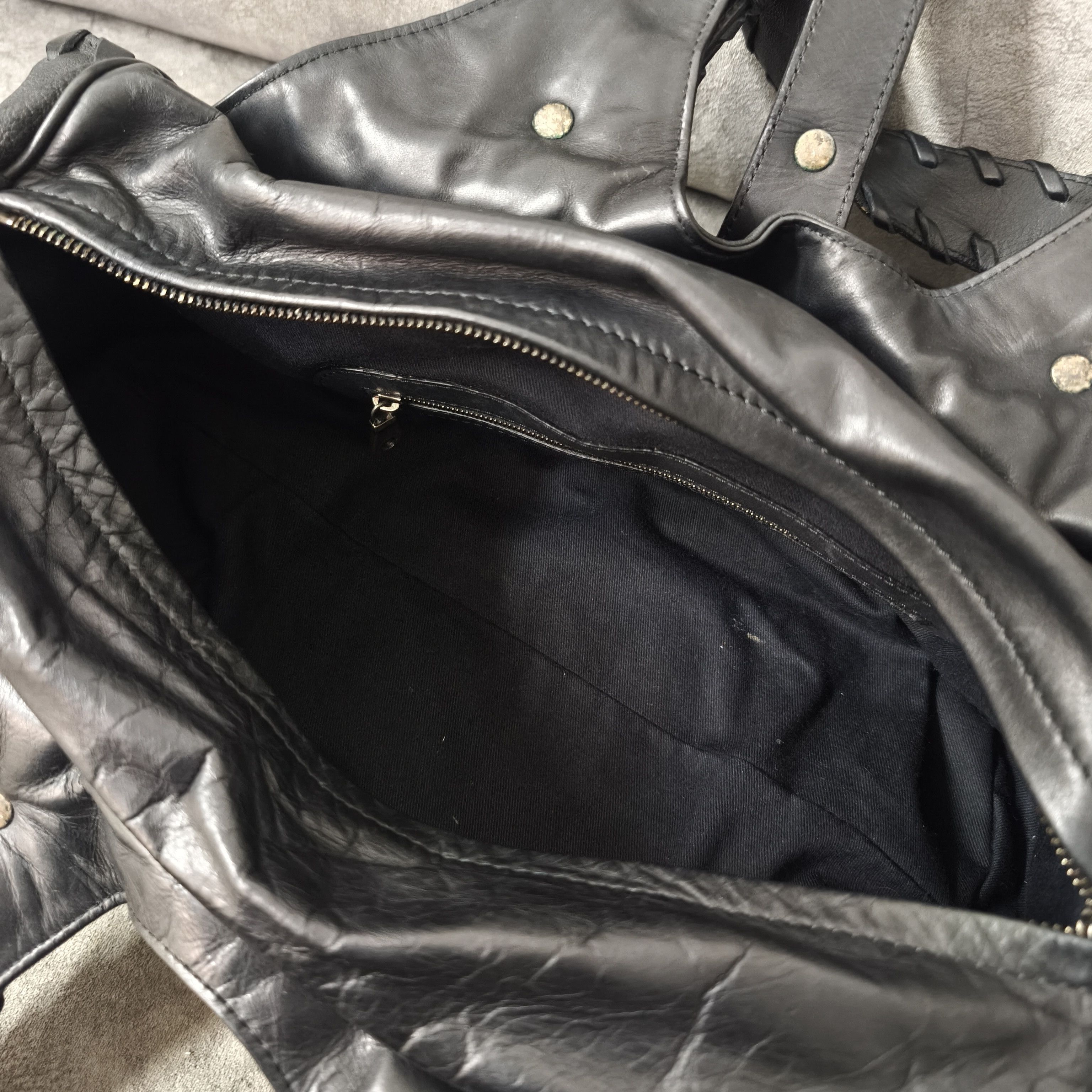 Chloe Chloe - 2000's - Phoebe Philo - Black Leather Silverado Bag Size ONE SIZE - 12 Thumbnail