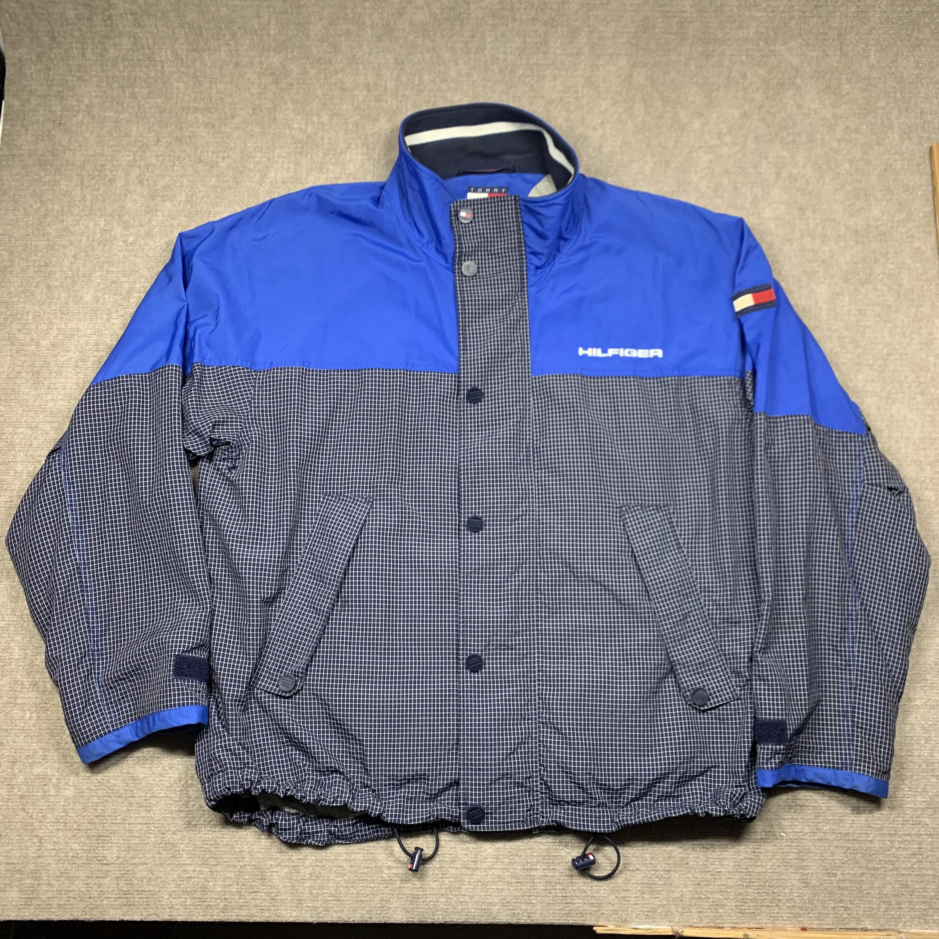 Tommy Hilfiger Vintage Tommy Hilfiger Windbreaker Mens XL Spell Out 90'S Size US XL / EU 56 / 4 - 1 Thumbnail