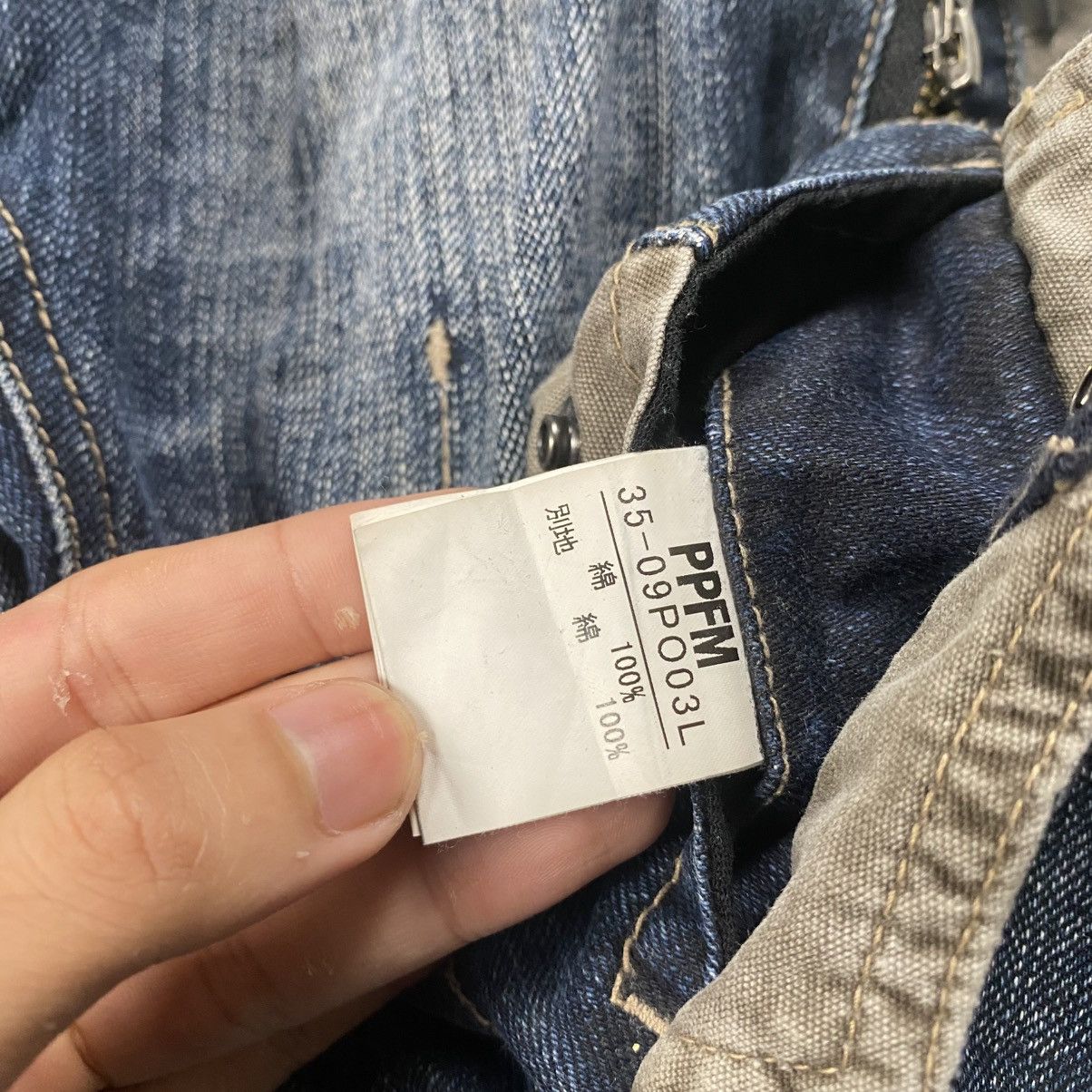 PPFM Rare PPFM Punk Goth Reconstruct Bondage Denim Size US 32 / EU 48 - 8 Thumbnail