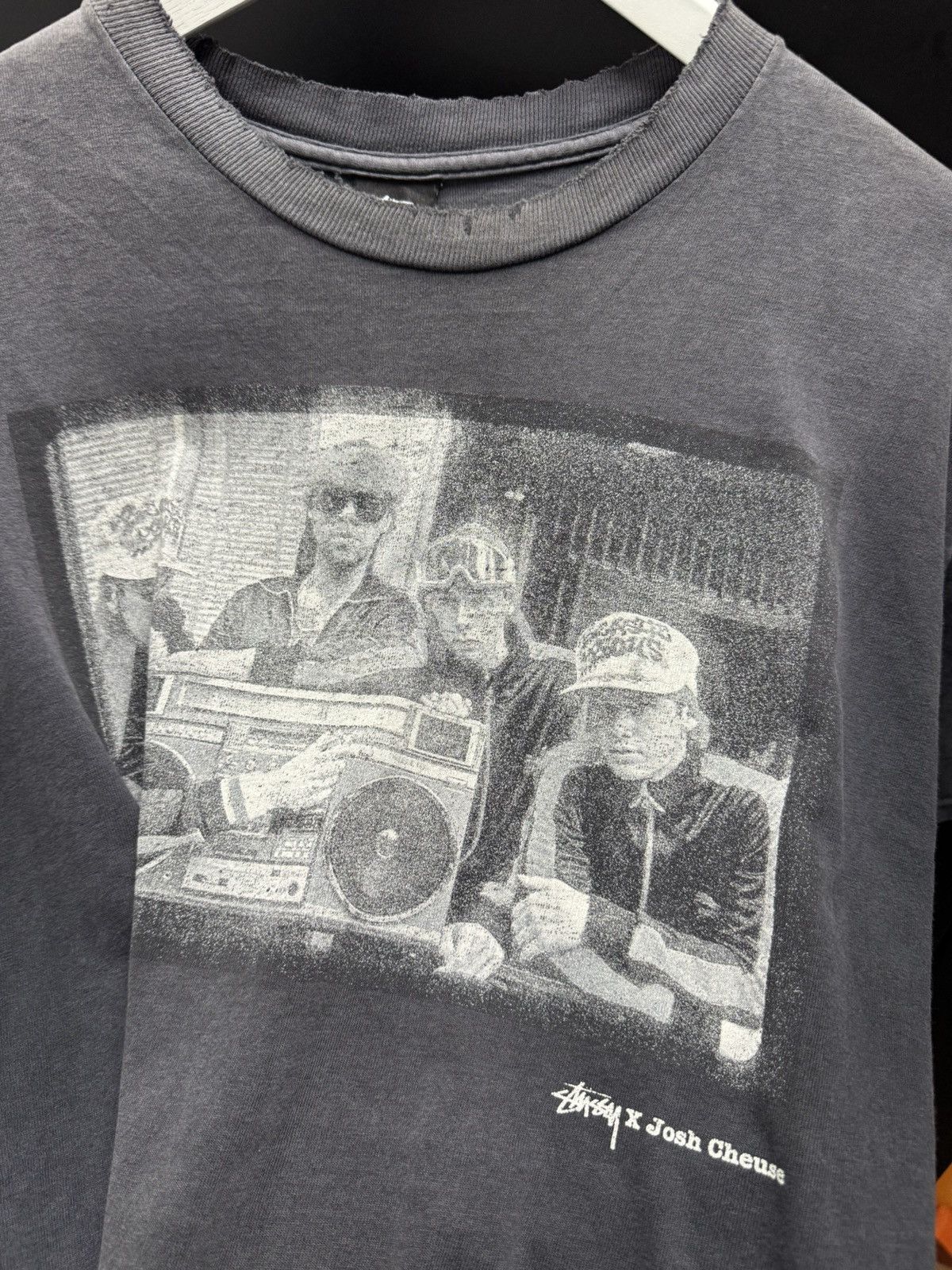 Stussy Vintage y2k Stussy x josh cheuse Faded Distressed Size US XL / EU 56 / 4 - 7 Thumbnail