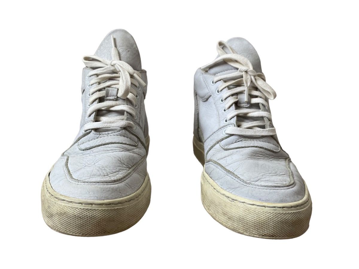 Filling Pieces Filling Pieces Mid Top White Leather Trainers US10 EUR43 Size US 10 / EU 43 - 4 Thumbnail