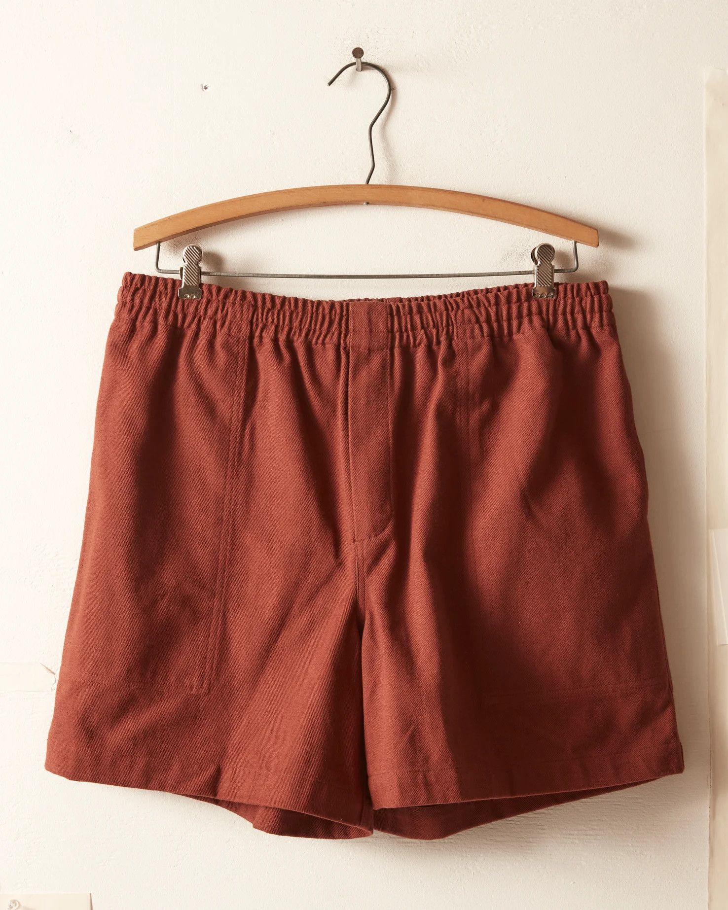 Bode Twill Rugby Short - Cinnamon size S/M Size US 30 / EU 46 - 1 Thumbnail