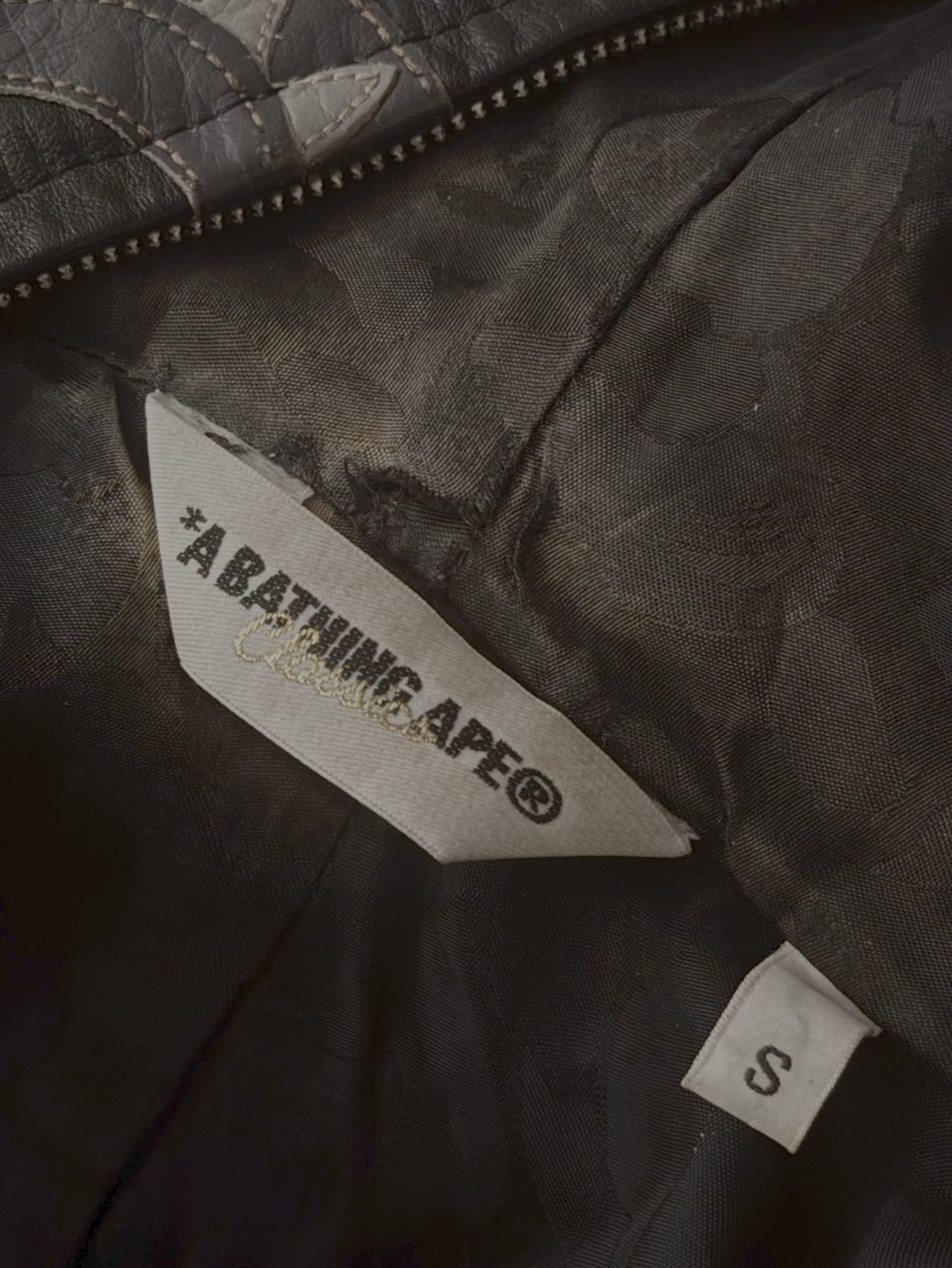 Bape Bape leather shark hoodie Size US S / EU 44-46 / 1 - 4 Thumbnail