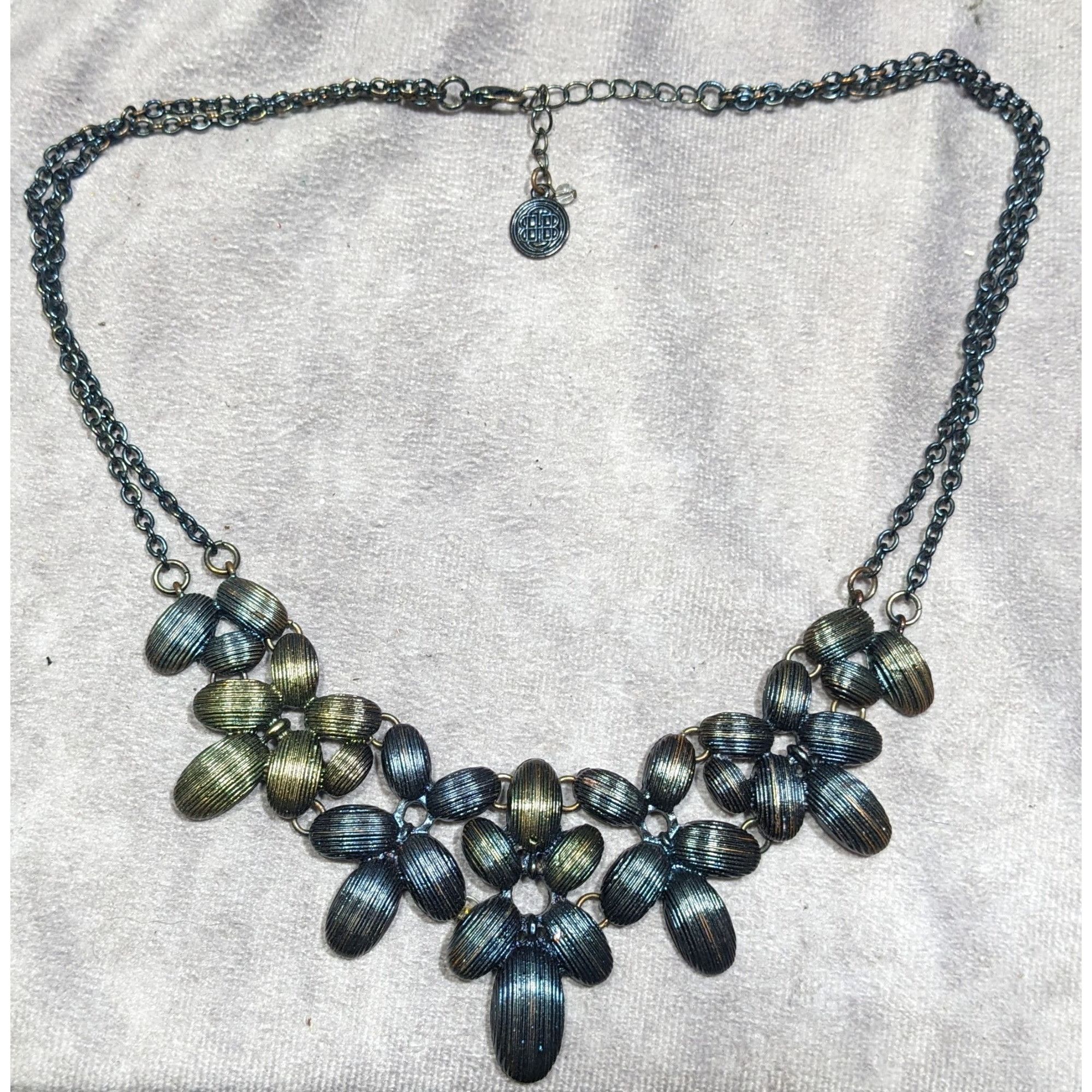 Other Vintage Dana Buchman Oil Slick Floral Wire Necklace Size ONE SIZE - 6 Thumbnail