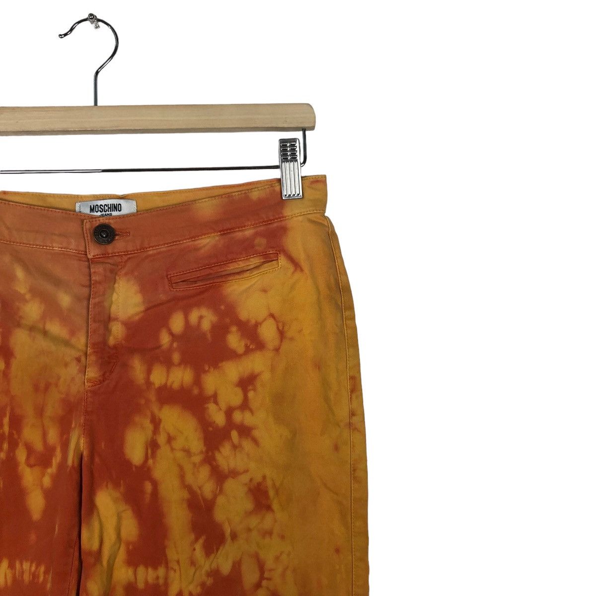 Japanese Brand 🔥Rare Acid Wash Design Trousers Moschino Japan Size 30" / US 8 / IT 44 - 5 Thumbnail
