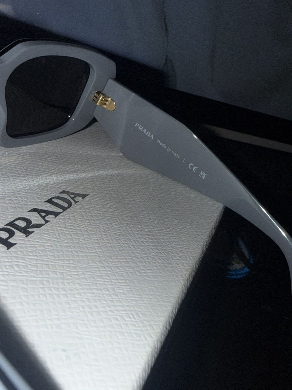 Prada Prada PR 17WS Sunglasses Gray Size ONE SIZE - 8 Thumbnail