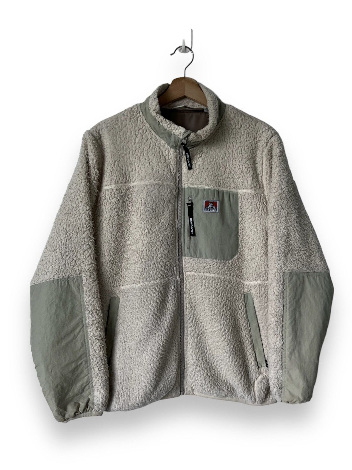 Ben Davis × Vintage Ben Davis Deep Pile Fleece Jacket Size US M / EU 48-50 / 2 - 2 Thumbnail