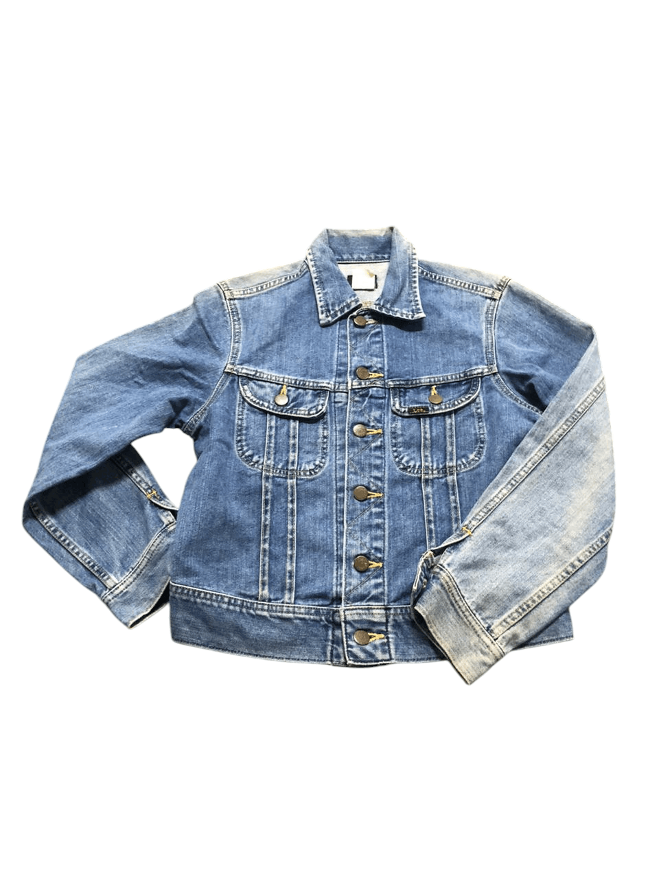 Lee Vintage Lee Left Hand Denim Truckers Jacket Faded Size US S / EU 44-46 / 1 - 1 Thumbnail