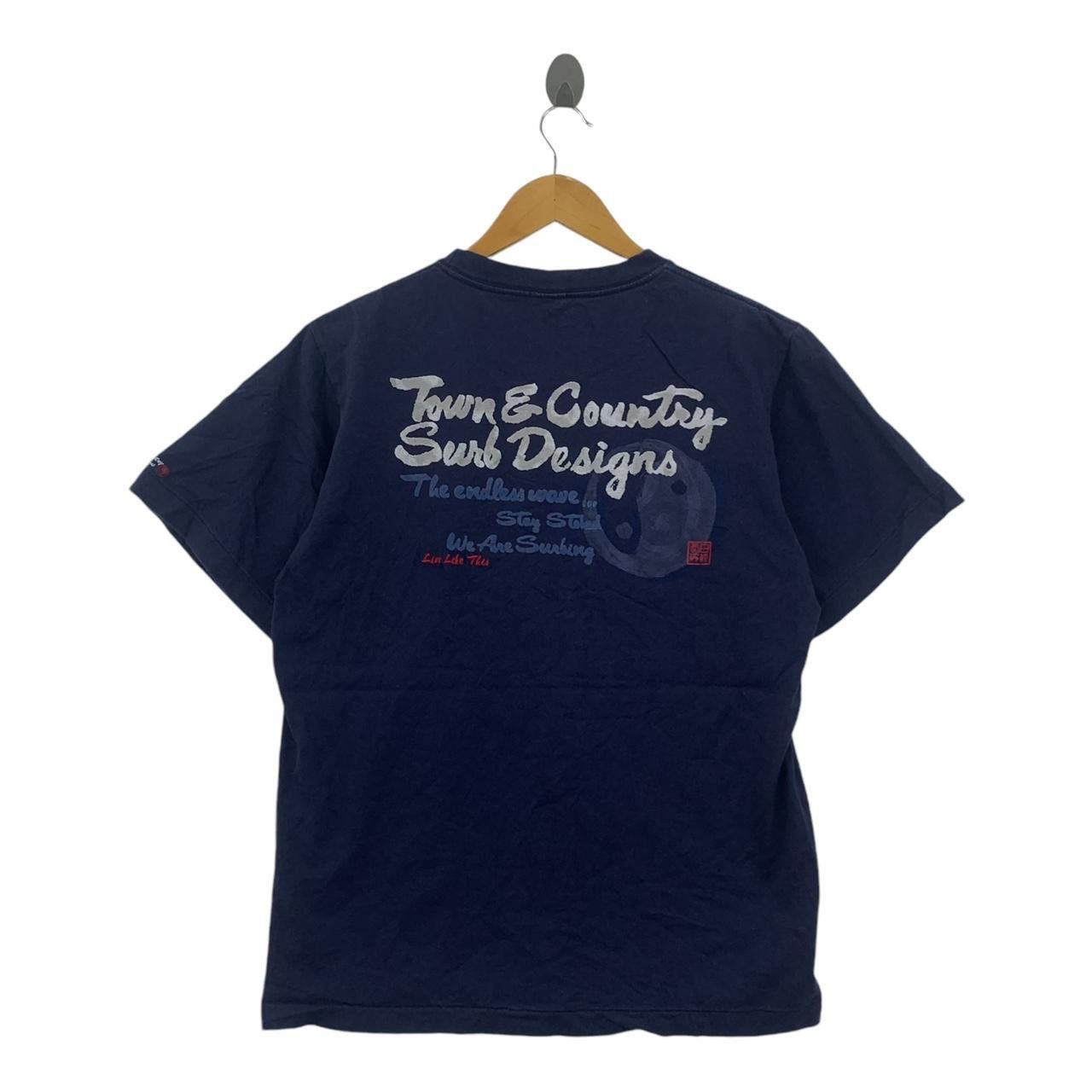 Vintage Vintage 90’ TOWN & COUNTRY SURF Designs Wave Tee Shirt Top Size US M / EU 48-50 / 2 - 1 Thumbnail