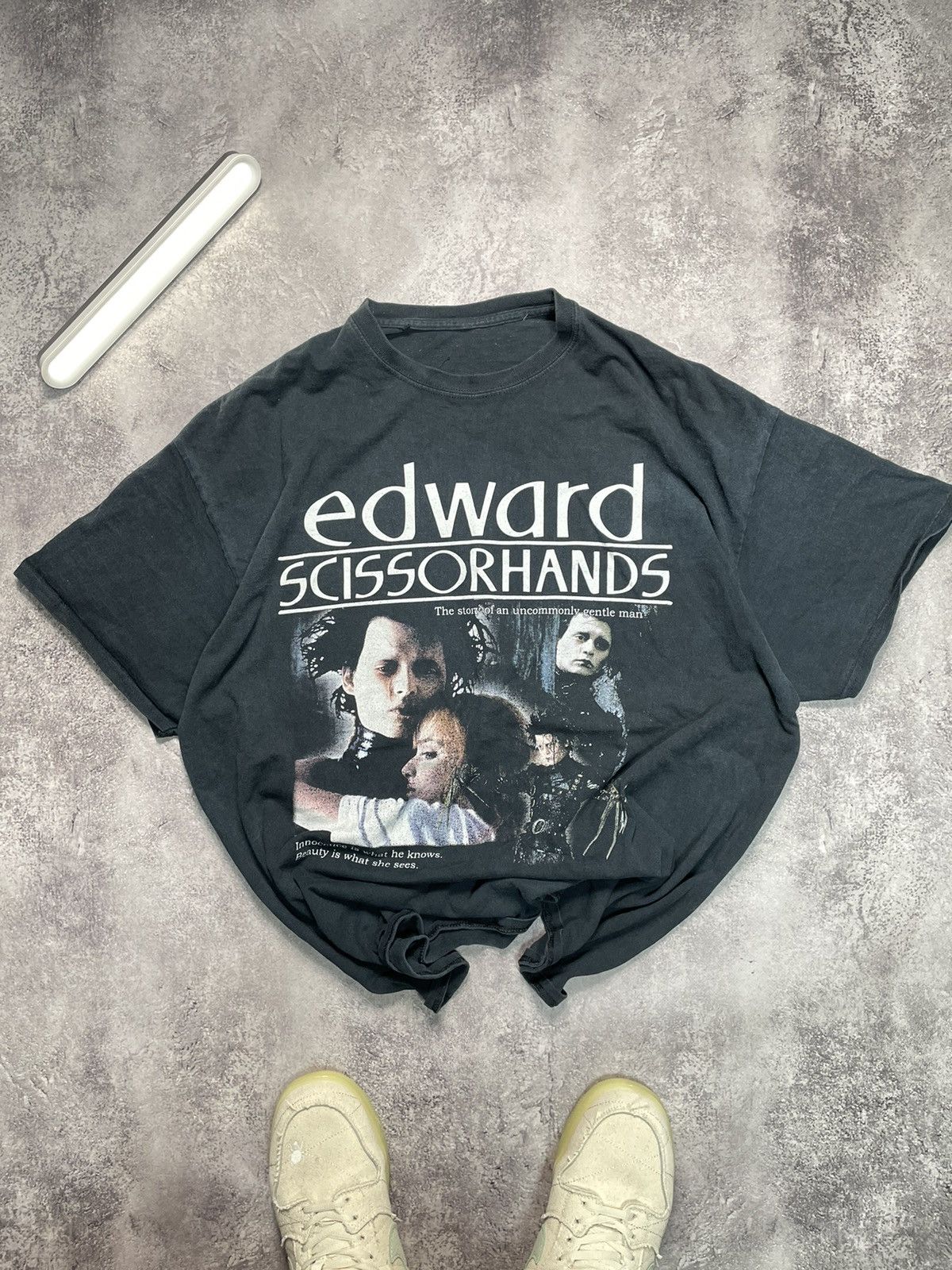 Other VTG 90s EDWARD SCISSORHANDS MOVIE RARE ARCHIVE SS TEE Size US XXL / EU 58 / 5 - 1 Thumbnail