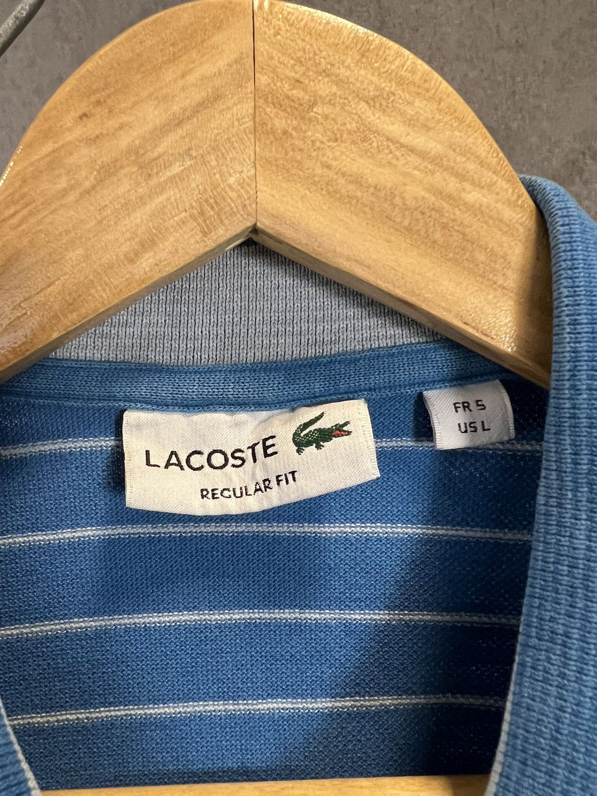 Lacoste Lacoste designer striped polo tee Size US L / EU 52-54 / 3 - 4 Thumbnail