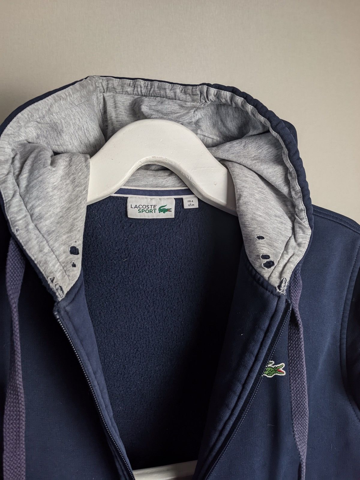 Japanese Brand × Lacoste Lacoste Y2K vintage Zip Hoodie Travis Scott styled Size US M / EU 48-50 / 2 - 2 Thumbnail
