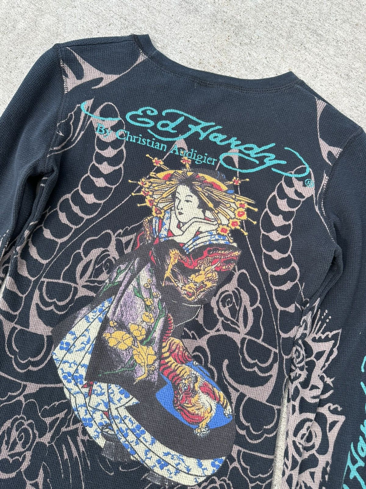 Ed Hardy Ed Hardy By Christian Audigier White Long sleeve Tee Size S Size S / US 4 / IT 40 - 9 Thumbnail